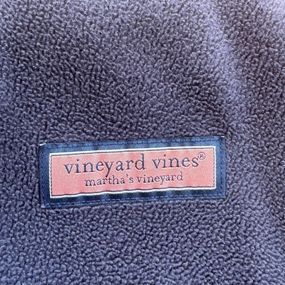 Vineyard Vines Dark Blue Fleece with Pink Logo 3XLT - Picture 3 of 10